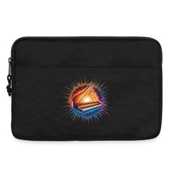 Flügel Musikinstrument Kunstdruck - Laptoptasche 13" - Schwarz - Vorne