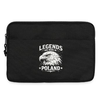 Polen Legende: Weißer Adler – Stolz & Tradition - Laptoptasche 13" - Schwarz - Vorne