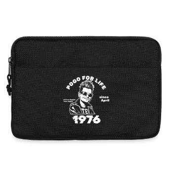 50th birthday Pogo for life since 04/1976 - Laptop bag 13" - black - Front