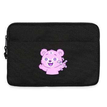 Toussou d’argent - Sacoche pour ordinateur portable 13 pouces - noir - Devant