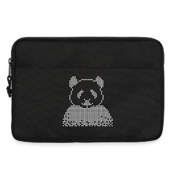 Panda Dot Art Tee - Laptop bag 13" - black - Front