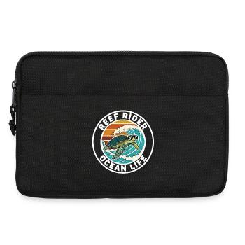 Surf Reef Rider Ocean Life Turtle - Laptop bag 13" - black - Front