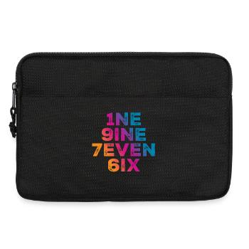 Vintage 1976 - Laptoptasche 13" - Schwarz - Vorne
