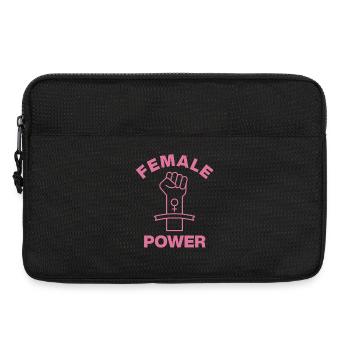 POUVOIR FÉMININ – GIRL POWER FAUST ! ♀ SŒURS FILLES - Sacoche pour ordinateur portable 13 pouces - noir - Devant
