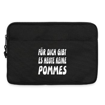 Pommes - Laptoptasche 13" - Schwarz - Vorne