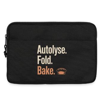 Autolyse Fold Bake Bread - Laptop bag 13" - black - Front