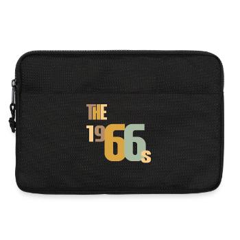 Vintage Année 1966 Anniversaire 60 ans Idée Cadeau - Sacoche pour ordinateur portable 13 pouces - noir - Devant