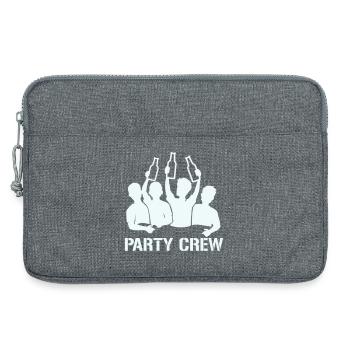 Bottle Raise Party Crew - Laptoptasche 13" - Grau meliert - Vorne