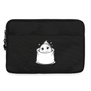 Fisch Tier Tasche - Laptoptasche 13" - Schwarz - Vorne