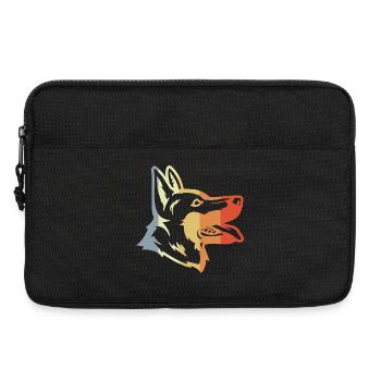 Vintage Deutscher Schäferhund - Laptoptasche 13" - Schwarz - Vorne