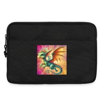 Drache - Laptoptasche 13" - Schwarz - Vorne