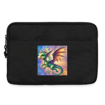 Drache - Laptoptasche 13" - Schwarz - Vorne