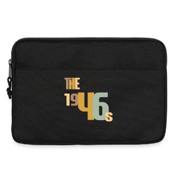 Vintage Year 1946 Birthday 80 Years Gift Idea - Laptop bag 13" - black - Front
