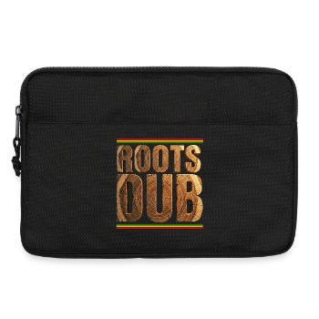 Roots Dub Reggae Holz - Laptoptasche 13" - Schwarz - Vorne