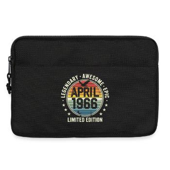 Limited Edition April 1966 - Vintage Design 1966 - Laptop bag 13" - black - Front