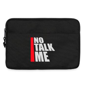 No Talk Me Funny Antisocial Introvert Saying - Laptop bag 13" - black - Front