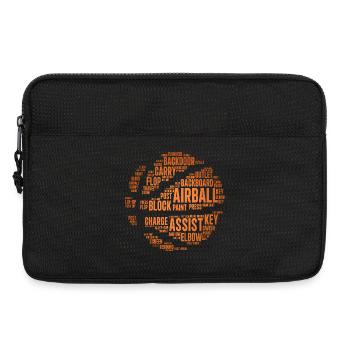 Nuage de mots sur les termes du basketball - Sacoche pour ordinateur portable 13 pouces - noir - Devant