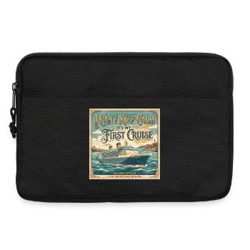 I can't stay calm, it's my first K - Laptop bag 13" - black - Front