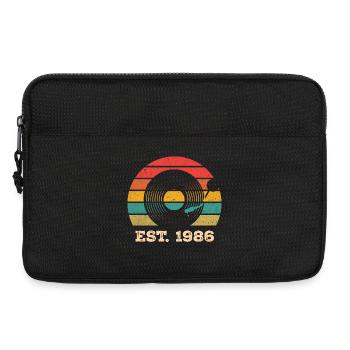 Vintage 1986 - Laptoptasche 13" - Schwarz - Vorne