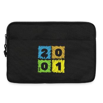 25. Geburtstag Farbige Patches since 05/2001 - Laptop bag 13" - black - Front