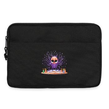 Creative Ink Octopus - Laptop bag 13" - black - Front