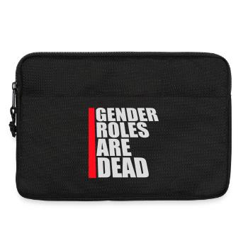 Gender Roles Are Dead Statement Freiheit Spruch - Laptoptasche 13" - Schwarz - Vorne