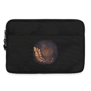 Cadeau Cercle d’Aquarelle en forme d’empreintes digitales en cœur d’amour - Sacoche pour ordinateur portable 13 pouces - noir - Devant
