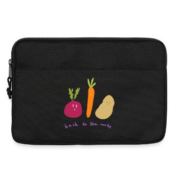 Back to the roots - Laptoptasche 13" - Schwarz - Vorne