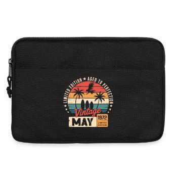 Special anniversary with this design May 1972 - Laptop bag 13" - black - Front
