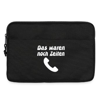 Telefon - Laptoptasche 13" - Schwarz - Vorne
