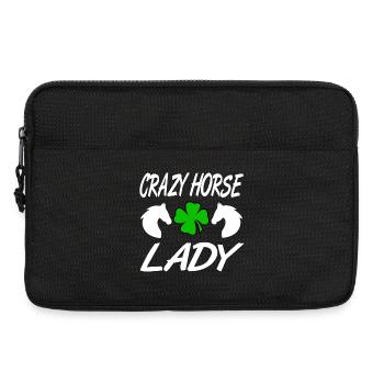 Pferde - Laptoptasche 13" - Schwarz - Vorne