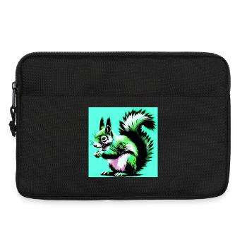 écureuil - Sacoche pour ordinateur portable 13 pouces - noir - Devant