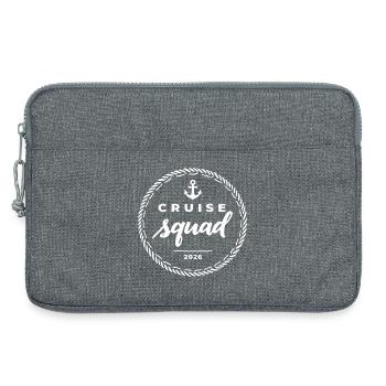 Croisière Squad Kreuzfahrt 2026 - Sacoche pour ordinateur portable 13 pouces - gris chiné - Devant