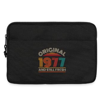 Vintage 1977 - Laptoptasche 13" - Schwarz - Vorne