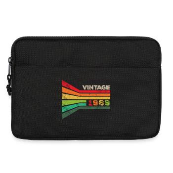 Vintage 1969 - Laptop bag 13" - black - Front