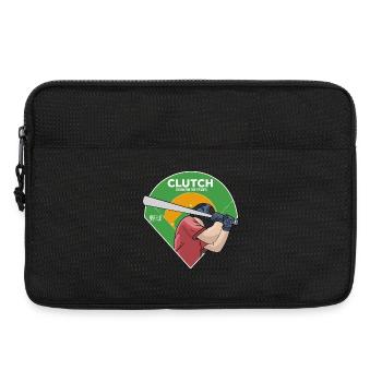 Clutch Swing For the Fences Baseball - Laptoptasche 13" - Schwarz - Vorne