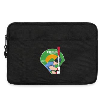 Fokus-Auge auf den Ball Baseball - Laptoptasche 13" - Schwarz - Vorne