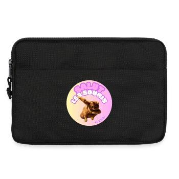 Hi mice#loulou - Laptop bag 13" - black - Front