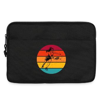 Pickleball Scene Gift for Pickleball Sports Fans - Laptop bag 13" - black - Front