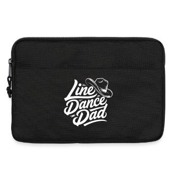 Style de chapeau de Papa Cowboy en danse en ligne - Sacoche pour ordinateur portable 13 pouces - noir - Devant