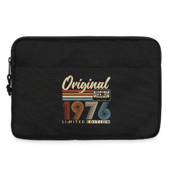 1976 Jahrgang Geburtstag Vintage Retro Geschenk - Laptoptasche 13" - Schwarz - Vorne