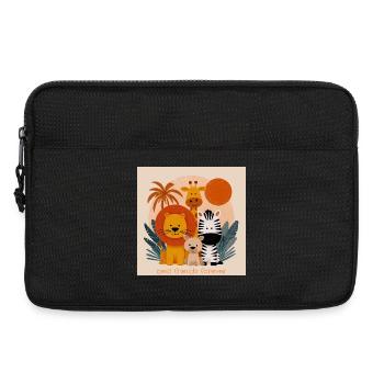 Best Friends Forever Animal Gang - Laptop bag 13" - black - Front