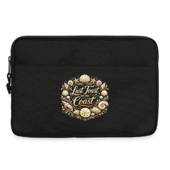 Last Toast on the Coast – Filigreer Bachelor Party Sea - Laptop bag 13" - black - Front