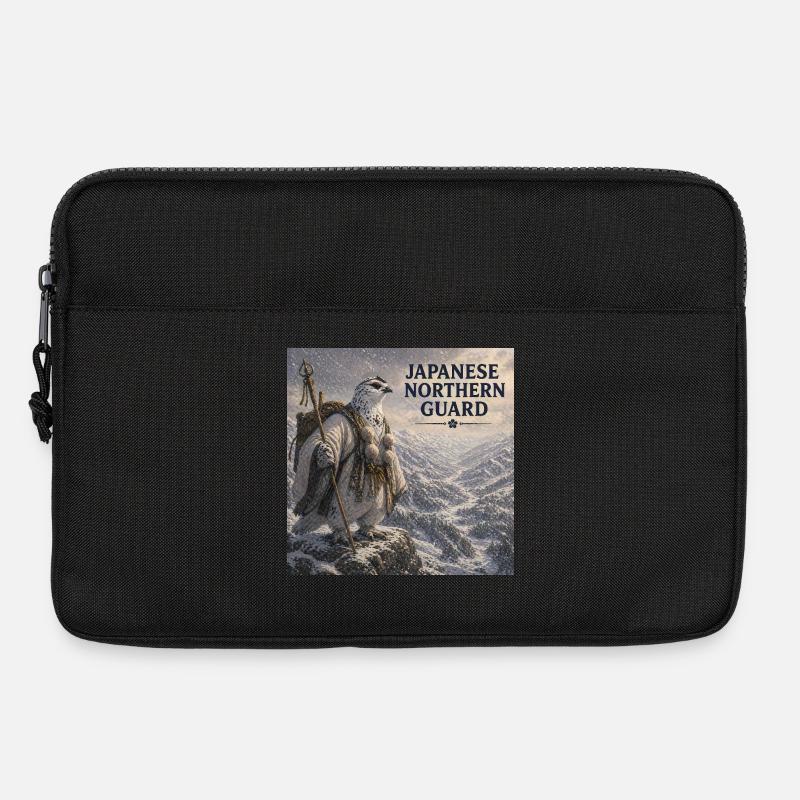 Japanischer Raicho-Bergmönchsvogel - Laptoptasche 13" - Schwarz