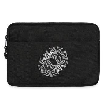 Circles Lines design - Laptop bag 13" - black - Front