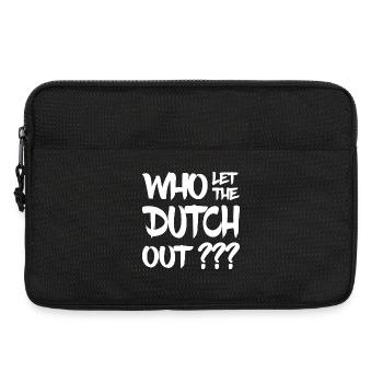 Who let the Dutch out? Nederland - Niederlande - Laptoptasche 13" - Schwarz - Vorne