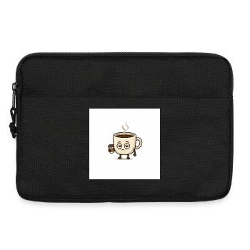 Ich bin müde - Laptoptasche 13" - Schwarz - Vorne