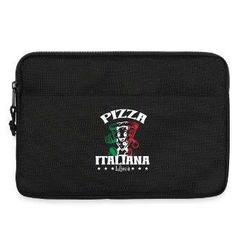 J’adore la pizza - Sacoche pour ordinateur portable 13 pouces - noir - Devant