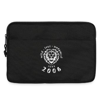 20th Birthday Wild, free & untamed since 06/2006 - Laptop bag 13" - black - Front