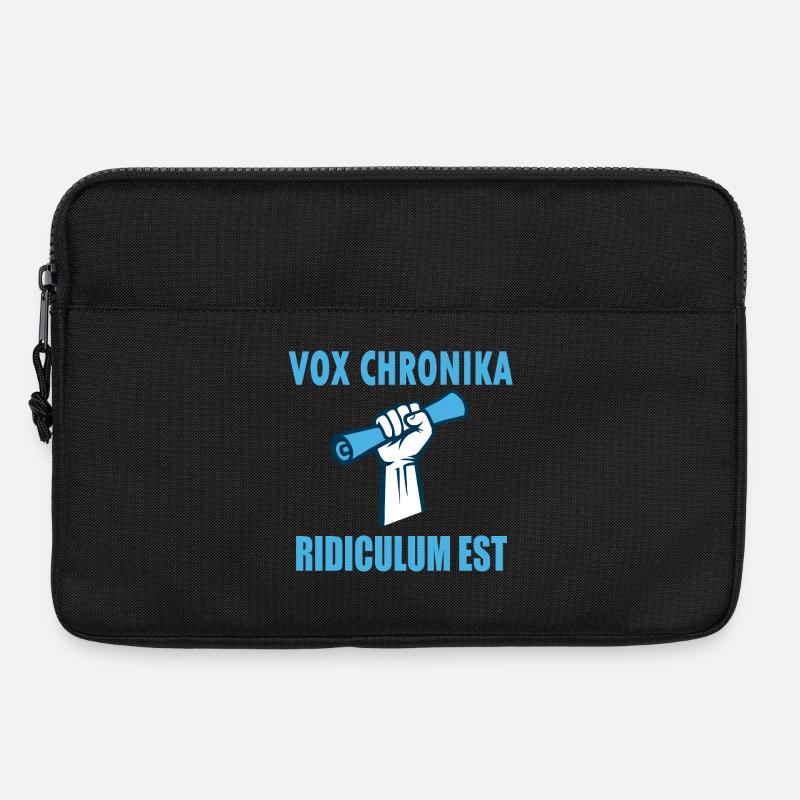 Chronika-Stimme: Faust und Megafon - Laptoptasche 13" - Schwarz